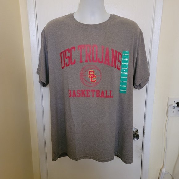USC TROJANS USC Basketball College Logo Shirt Men's - Picture 1 of 10